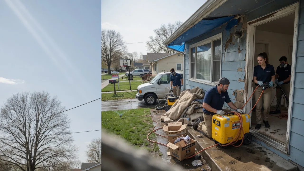 Basement Flood Cleanup in Burlington Junction, MO near me